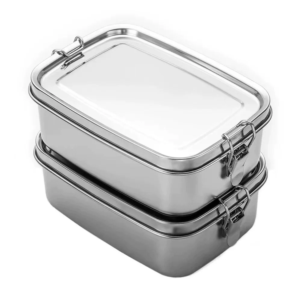 Stainless Bento Box - Edelstahl-Lunchbox für Kinder und Erwachsene, tragbare,