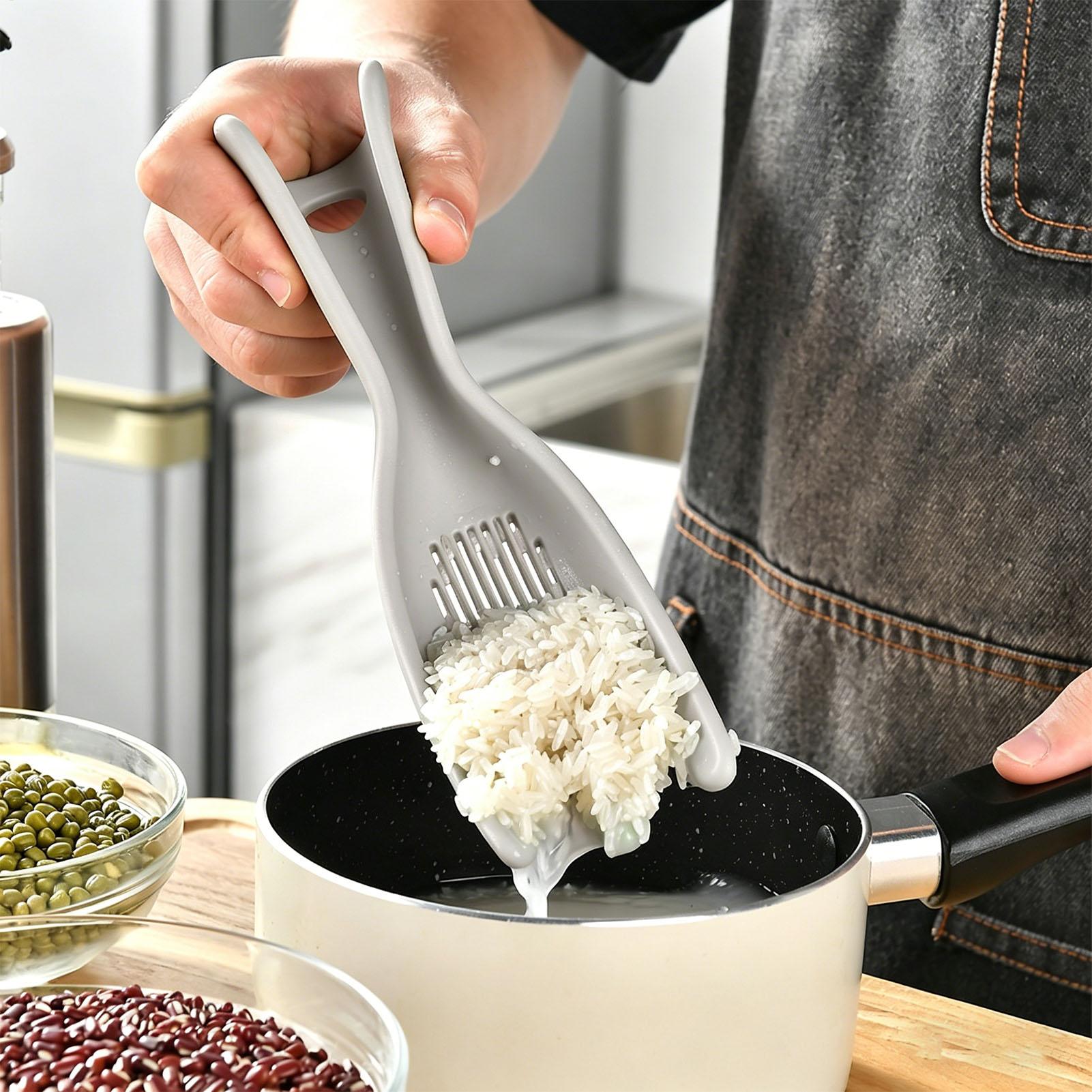 Meal Prep With Rice - Reissieb aus Silikon, multifunktionaler Reisspüler und