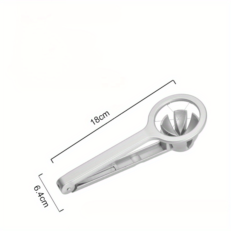 Meal Prep Manual - Edelstahl-Eierschneider, manuelles Küchenwerkzeug, Eierschneider für hartgekochte