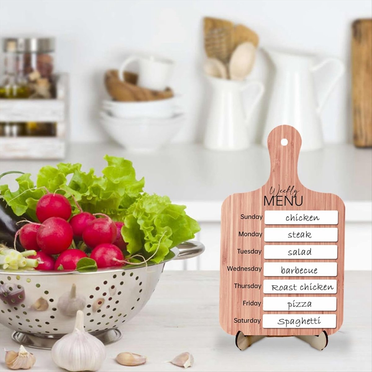 Meal Prep Weekly - Magnetischer Wochenplaner für den Kühlschrank -