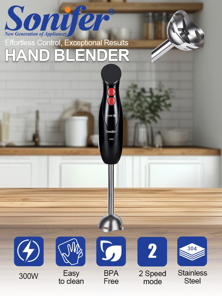 Meal Prep Smoothies - Stabmixer Sonifer SF-8179 300W Stabmixer mit