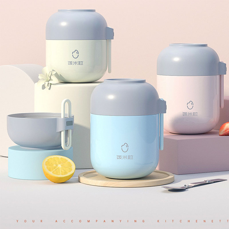 Stainless Bento Box - 500/700 ml Damen-Kochtopf mit Griff für