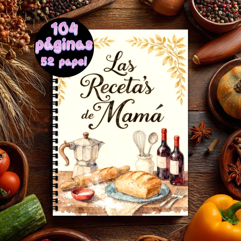 Meal Prep Book - Español Rezeptbuch A5 Rezeptbuch für Männer