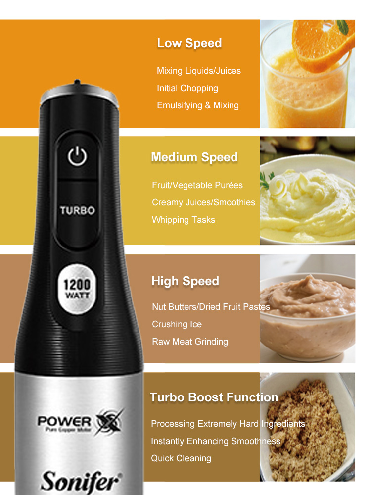 Stabmixer Sonifer SF-8184 1200 – Meal Prep Smoothies Bewertung und Preis