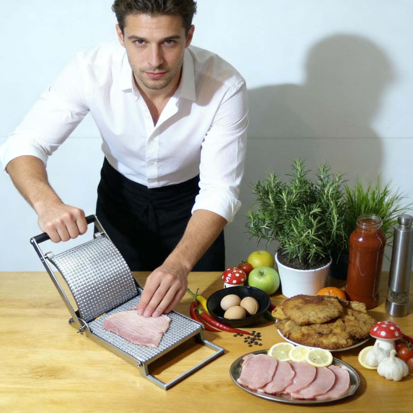 Fleischklopfer aus Edelstahl,  – Meal Prep Manual Bewertung und Preis
