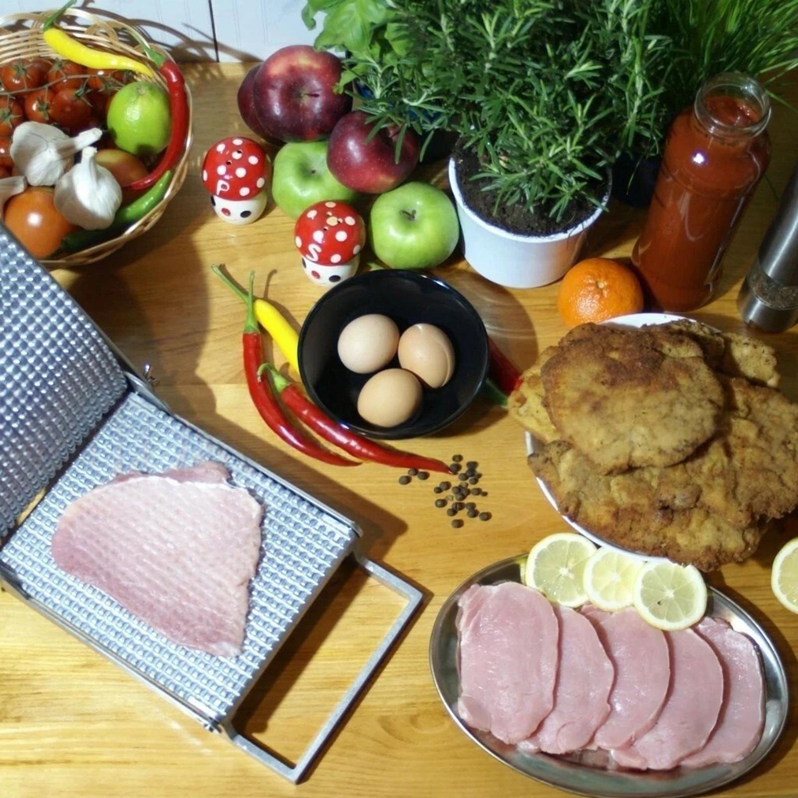Fleischklopfer aus Edelstahl,  – Meal Prep Manual Bewertung und Preis
