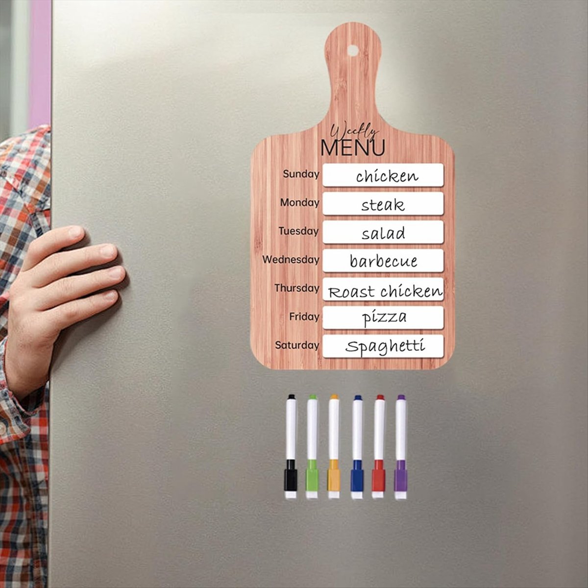 Magnetischer Wochenplaner für  – Meal Prep Weekly Bewertung und Preis