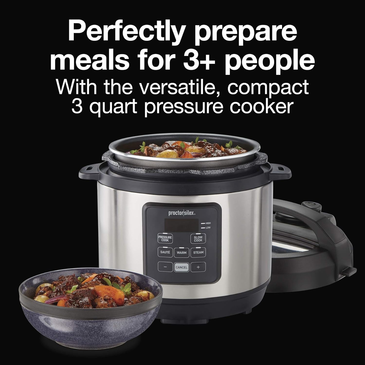 3-Liter 4-in-1 Elektrischer Sc – Meal Prep With Rice Bewertung und Preis