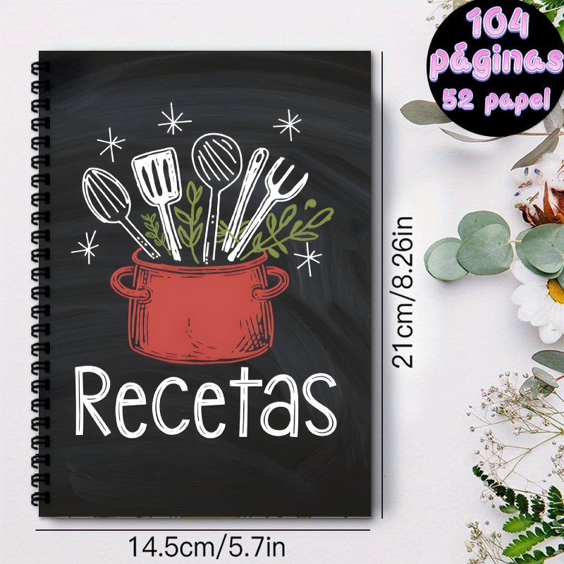 A5 Spanisches Rezept-Spiralnot – Meal Prep Book Bewertung und Preis