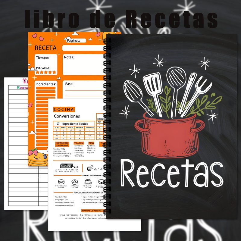 A5 Spanisches Rezept-Spiralnot – Meal Prep Book Bewertung und Preis