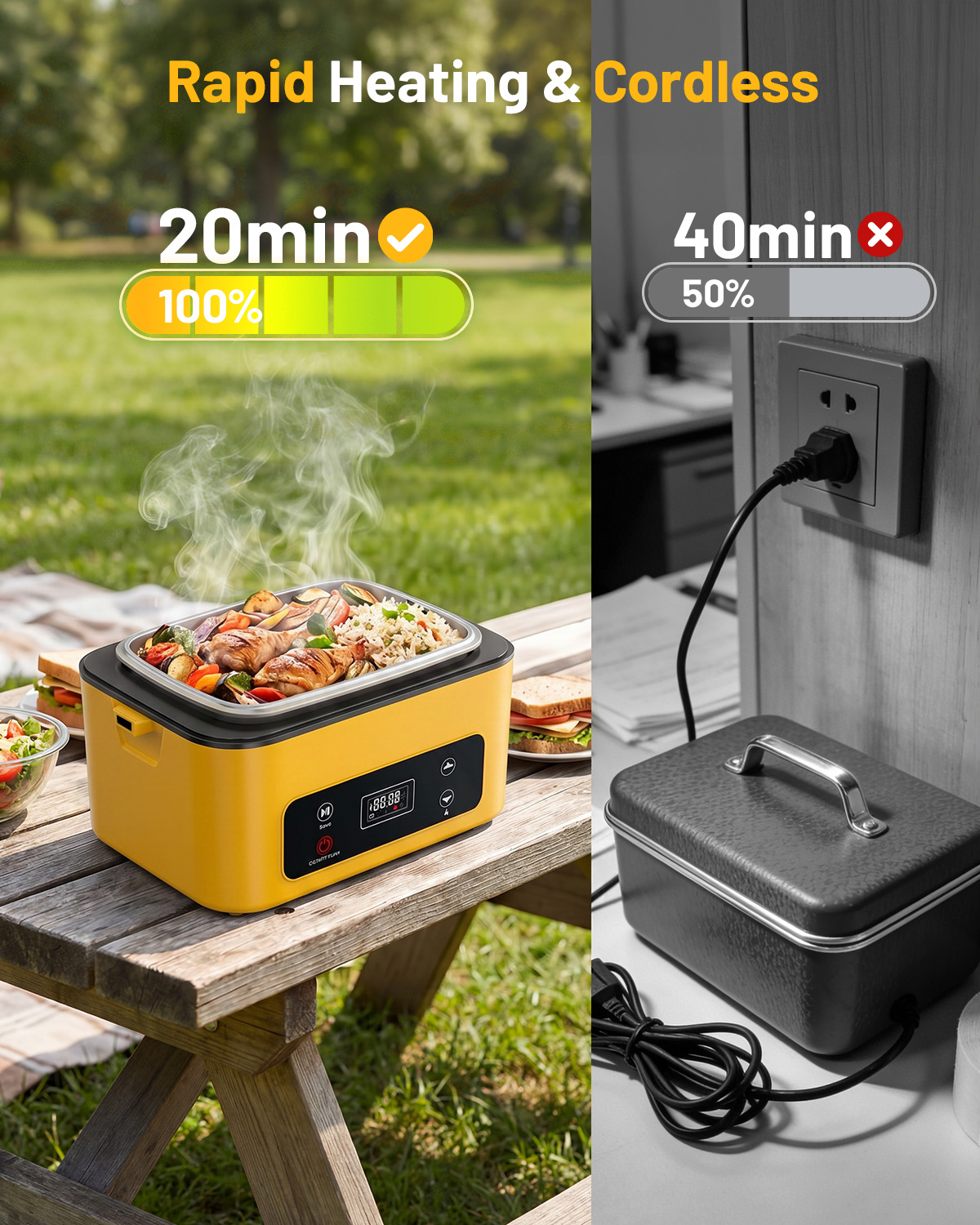 TaskStar Tragbare Beheizte Lun – Stainless Bento Box Bewertung und Preis