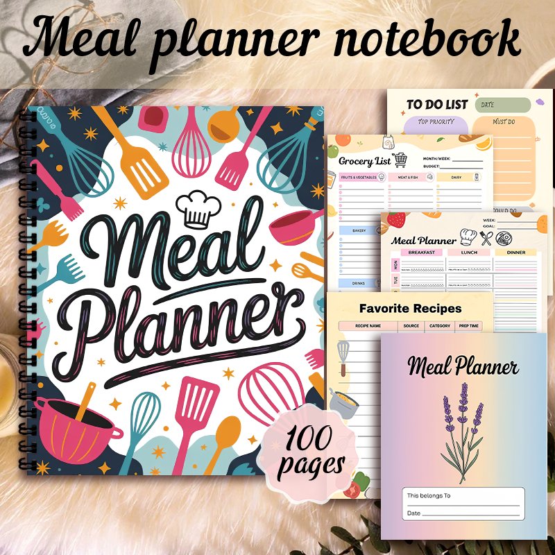 Mahlzeitenplaner-Notizbuch, wö – Meal Prep Book Bewertung und Preis